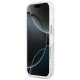 „Guess IML Script Metal MagSafe“ dėklas „iPhone 17 Pro Max“, skaidrus