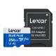 Lexar microSDXC atminties kortelė 256GB BLUE PLUS UHS-I V30 A2 LMSBLPL256G-BNANG