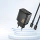 Dudao A27 25W GaN USB-C įkroviklis, juodas
