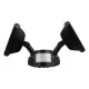 Maclean MCE524 B sieninis LED šviestuvas su PIR jutikliu, 20W, IP65, juodas