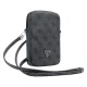 Telefono krepšelis Guess Zip 4G Triangle, juodas