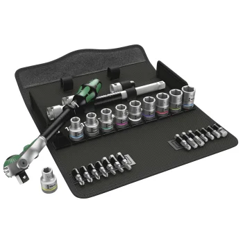 Terkšlinis raktų rinkinys Wera 8100 SC 6 Zyklop Speed, 28 dalių