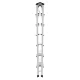 Dvipusės kopėčios Hailo D60 StandardLine, 2x7 pakopų
