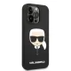Karl Lagerfeld Silicone Karl\'s Head MagSafe dėklas iPhone 14 Pro Max, juodas
