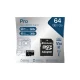 Verbatim Pro microSDXC atminties kortelė 64GB Class 10 UHS-I U3 su adapteriu