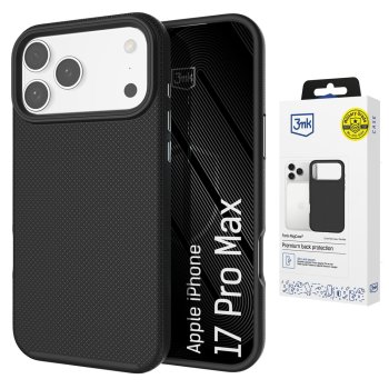 Apsauginis dėklas 3mk Fortis MagCase skirtas iPhone 17 Pro Max, juodas