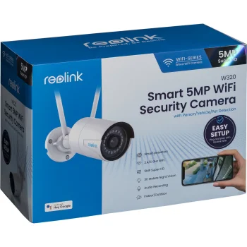 Vaizdo stebėjimo kamera Reolink W320 5MP, balta