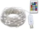 Vandeniui atspari RGB LED juosta IP65, USB, Bluetooth, 10m, su pulteliu