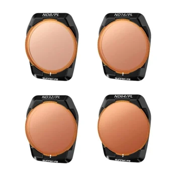 Sunnylife A3S-FI927 ND/PL filtrų rinkinys dronui AIR 3S, 4 vnt.