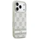 DKNY Checkered with Printed Stripes iPhone 17 Pro dėklas, smėlinis