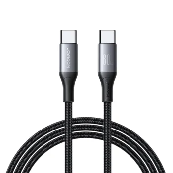 Joyroom S-A28 Flash Series 60W USB-C to USB-C Cable 2m, Black