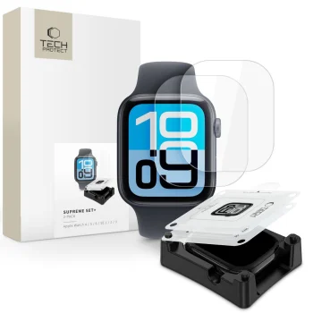 Hidrogelinė apsauginė plėvelė Tech-Protect Supreme Set+ Apple Watch 40 mm, 2 vnt.