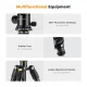 K&F Concept B234A1 stovas su BH-28 rutuline galvute ir pulteliu