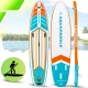 AquaPaddle Navigator SUP irklentė, 355x82x15 cm, oranžinė/žalia