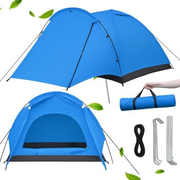 2-Person Camping Tent with Vestibule and Mosquito Net