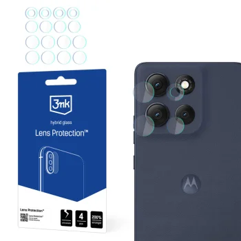 Kameros apsauginis stiklas 3mk Lens Protection skirtas Motorola Moto G86 / G86 Power