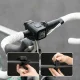 Priekinis dviračio žibintas su skambučiu Rockbros SKL01 450 lm 120 dB USB-C, juodas