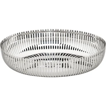 Ovalus krepšelis Alessi PCH06/26 26 cm, sidabrinis