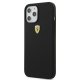 Ferrari dėklas iPhone 12 Pro Max telefonui On Track Silicone, juodas