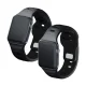 3mk silikoninis dirželis Apple Watch 38 / 40 / 41 mm, juodas