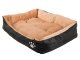 Soft Pet Bed for Dogs and Cats, Size S, 52x47 cm, Grey