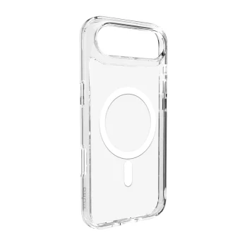 Puro Lite Mag dėklas, skirtas iPhone 17 Air, skaidrus su baltu žiedu