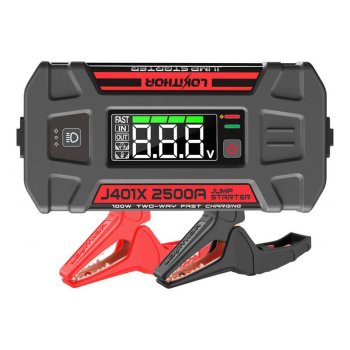 Užvedimo įrenginys ir išorinė baterija Lokithor J401X, 2500A, 20000mAh