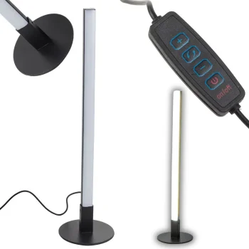 Juodas LED stalo šviestuvas 40 cm (USB)