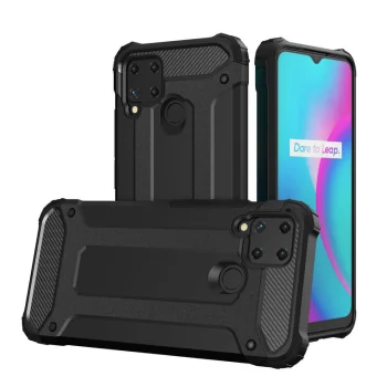 Hibridinis šarvuotas dėklas Hybrid Armor skirtas Realme 10 5G / Realme 9i 5G, juodas
