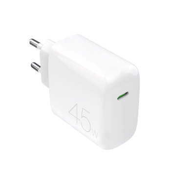 Puro PROLITE 45W USB-C tinklo įkroviklis, baltas