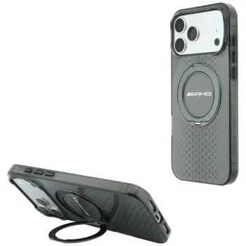 Dėklas Mercedes AMG Urban Line skirtas iPhone 18 Pro Max / 17 Pro Max su MagSafe žiedu, pilkas
