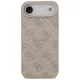 Guess 4G Ring Classic Logo MagSafe dėklas iPhone 17 Air - rožinis