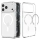 Spigen Liquid Crystal MagSafe dėklas telefonui iPhone 18 Pro / 17 Pro, Skaidrus / Baltas