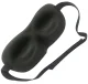 3D sleep mask with adjustable strap, breathable, dark blue
