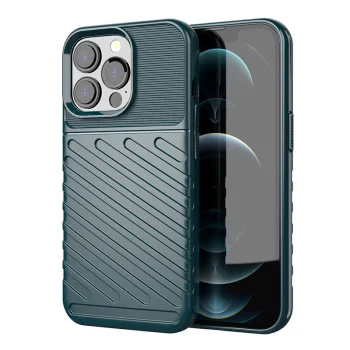 Thunder Case TPU Case for iPhone 13 Pro, Green