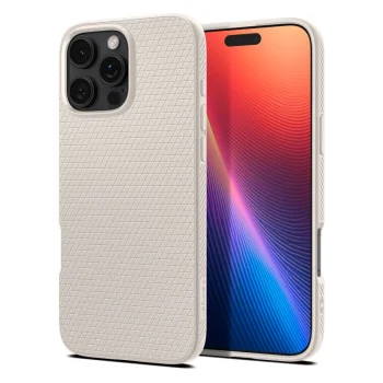 Apple iPhone 16 Pro 6.3'' Spigen Liquid Air TPU Case Cover, Titan