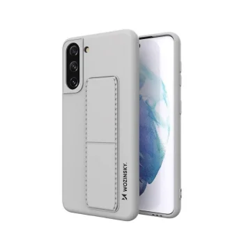 Dėklas Wozinsky Kickstand Case su stovu Samsung Galaxy S21+ 5G, pilkas