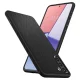 Spigen Liquid Air dėklas Samsung Galaxy S21 telefonui, matinis juodas