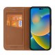 Dux Ducis Skin X2 atverčiamasis dėklas iPhone 14 Pro, rudas