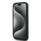 Karl Lagerfeld dėklas iPhone 15 Pro Max telefonui Diagonal Quilted Script, juodas