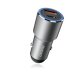 Dudao R4PQ USB / USB-C automobilinis įkroviklis PD QC 22.5W, Pilkas
