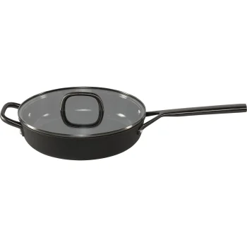 ZWILLING Milano Sauté Pan with Glass Lid 28 cm, Black