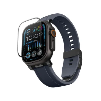 AmazingThing Radix apsauginis stiklas laikrodžiui Apple Watch Ultra 3 49 mm, skaidrus