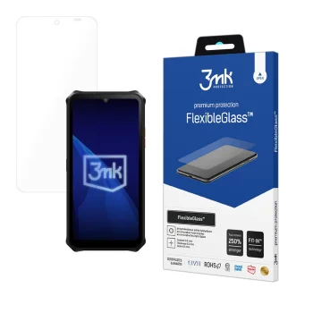 Hibridinis apsauginis stiklas 3mk FlexibleGlass telefonui Hammer Energy X2, 0.3 mm