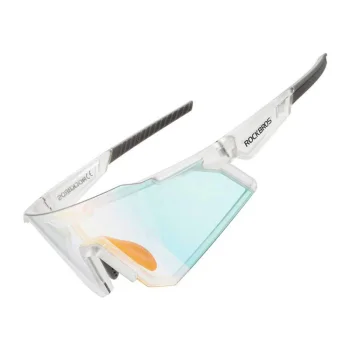 Fotochrominiai dviratininkų akiniai Rockbros SP291 UV400, balti