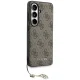 Guess 4G Classic Logo Charm MagSafe Case for Samsung Galaxy S26 - Brown