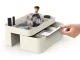 Cosmetics Makeup Organizer Container Storage Box with Drawer and Mirror