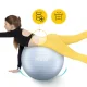 Gimnastikos kamuolys 4FIZJO Reh Ball 75 cm su pompa, pilkas