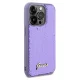 Guess dėklas iPhone 13 / 13 Pro modeliams Sequin Script Metal, violetinis