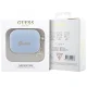 Guess AirPods Pro 2 dėklas Silicone Charm Heart, mėlynas